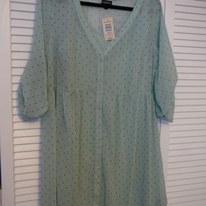 Torrid Polka Dot Shirt Dress